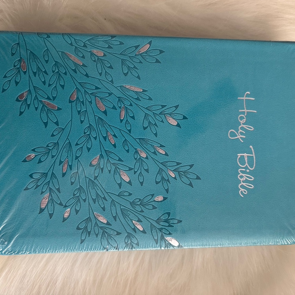 Bible with study journal